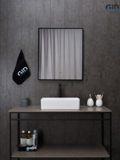 Раковина Gid N1104 51224 накладная белая 46x23x12